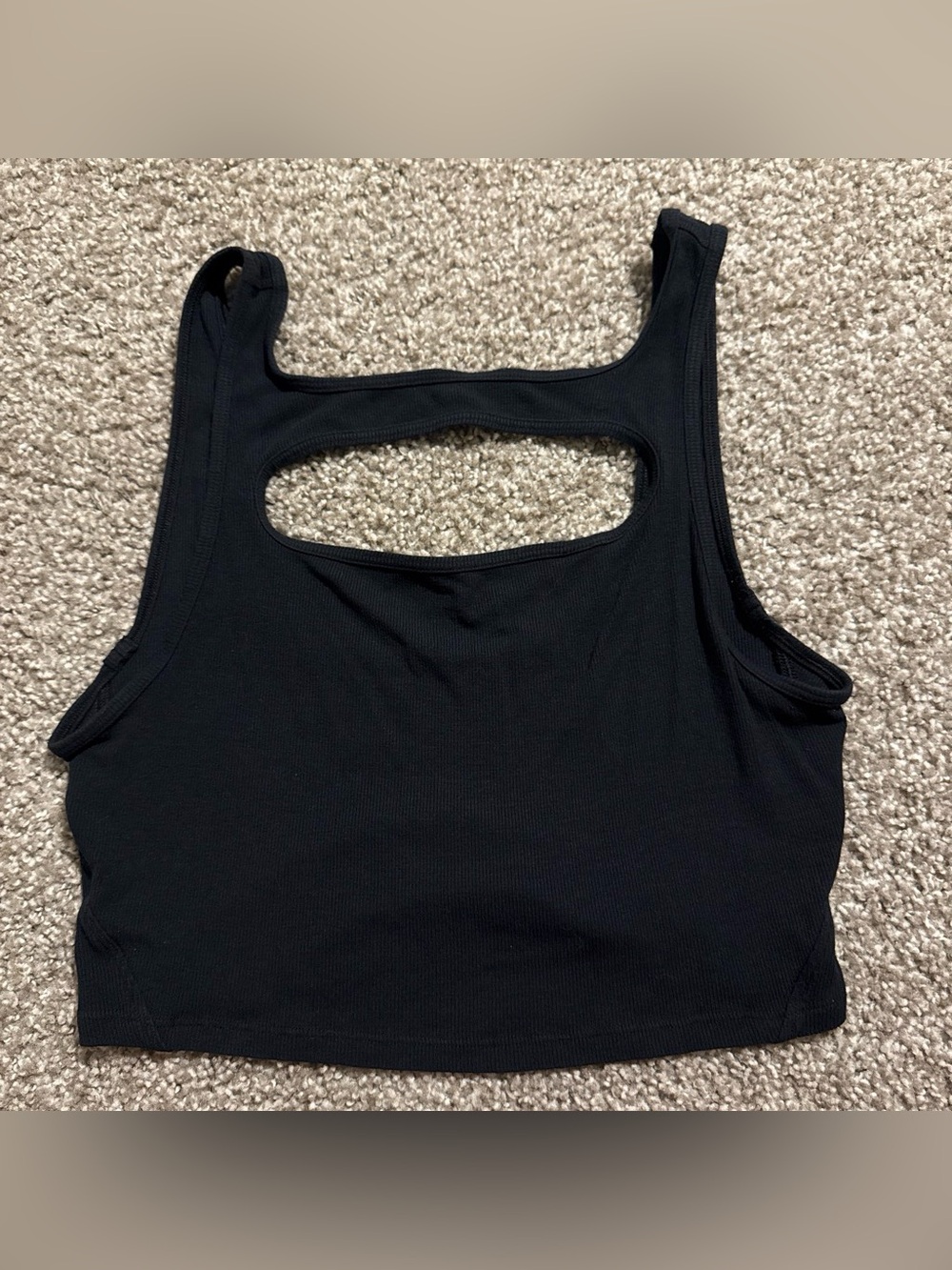 Lululemon LA Front Cut-Out Crop Tank Top